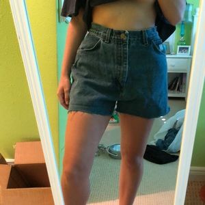 Vintage Wrangler High-Waisted Denim Cut-Offs